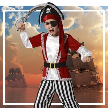 Fantasia Pirata do Caribe Infantil